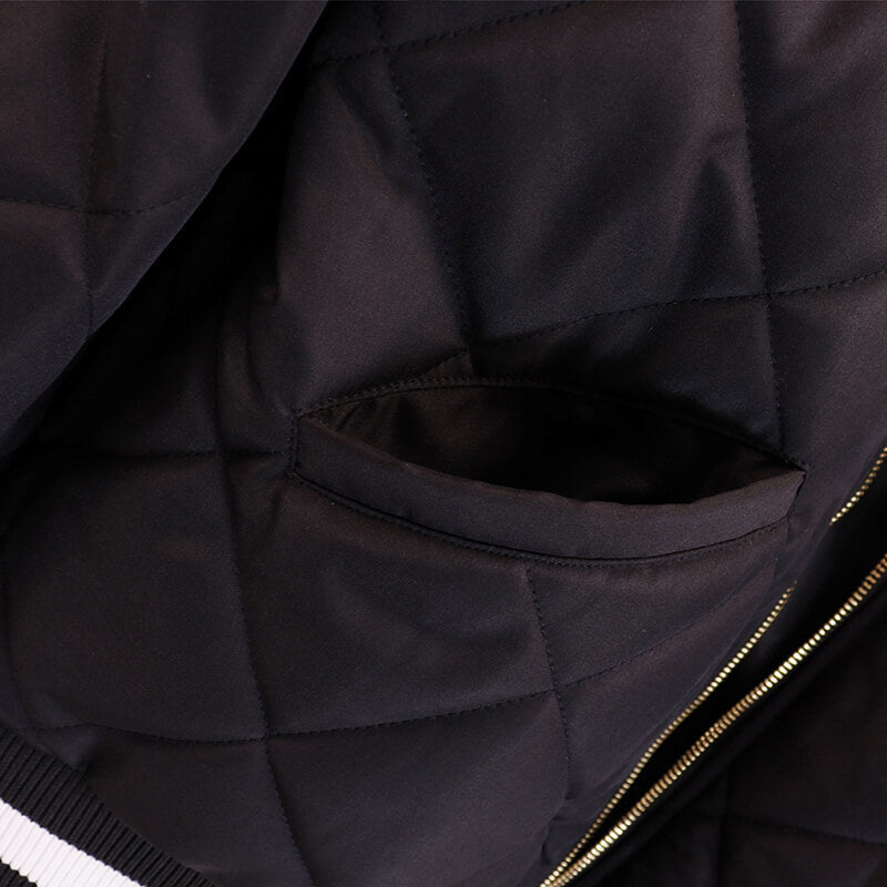 Palm Angels Quilted Souvenire Bomber Jacket