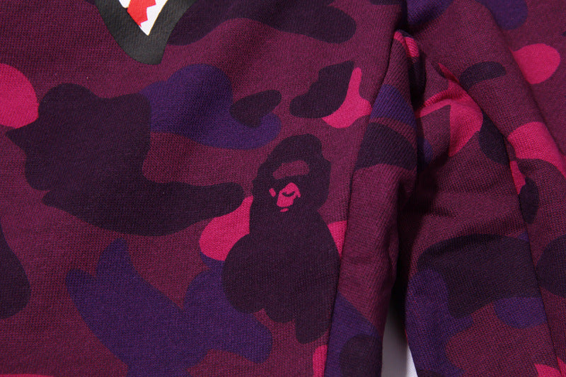 BAPE Color Camo Shark Sweatshorts
