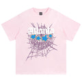 Sp5der Atlanta Print T-Shirt Pink