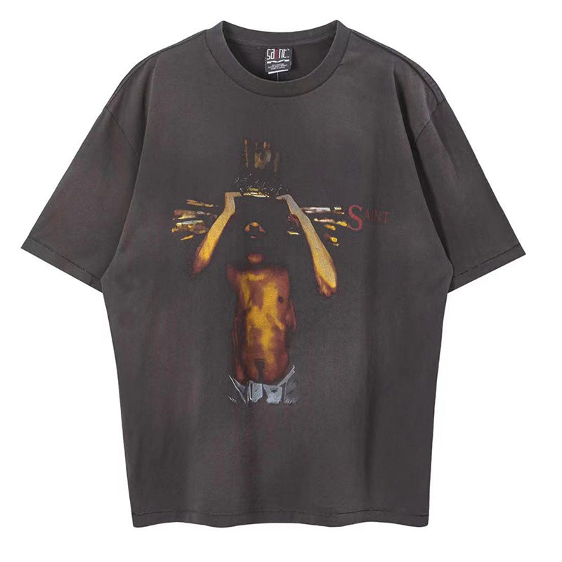 Saint Michael  We Live Hell T-Shirt