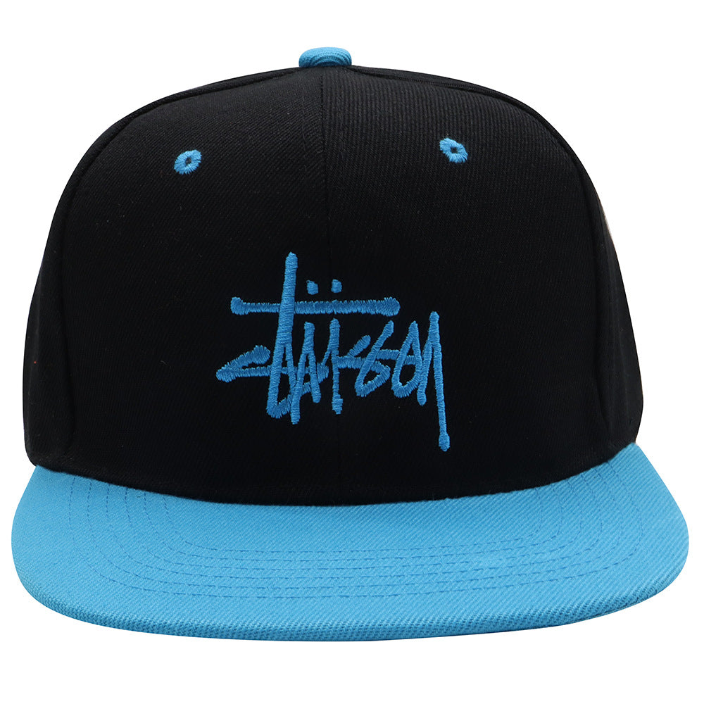 Stussy Hat Embroidery Color Matching Street Hip Hat Sun Hat