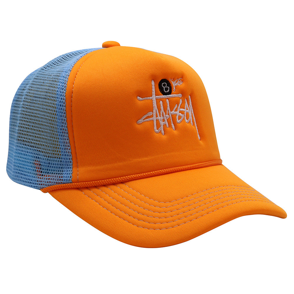 Stussy Hat Summer Embroidery Outdoor Surfing Casual Sun Hat Breathable Sun Protection Baseball Cap